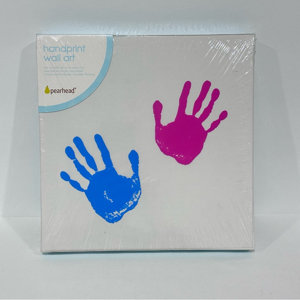 Pearhead Canvas Handprint Wall Art Kit Baby Keepsake